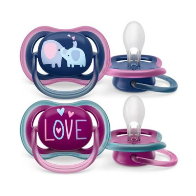پستانک ارتودنسی اونت مدل اولترا ایر طرح فیل ولاو     philips Avent