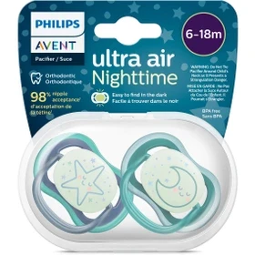پستانک ارتودنسی شب تاب  6 تا 18 ماه( مدل SCF376/13 ) فیلیپس اونت  Philips Avent