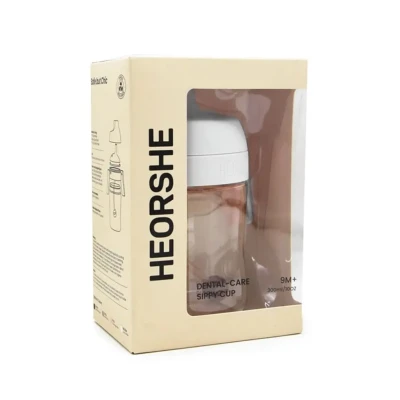 لیوان آبمیوه خوری حجم 210 میلی لیتر دسته دار هی اور شی  Heorshe