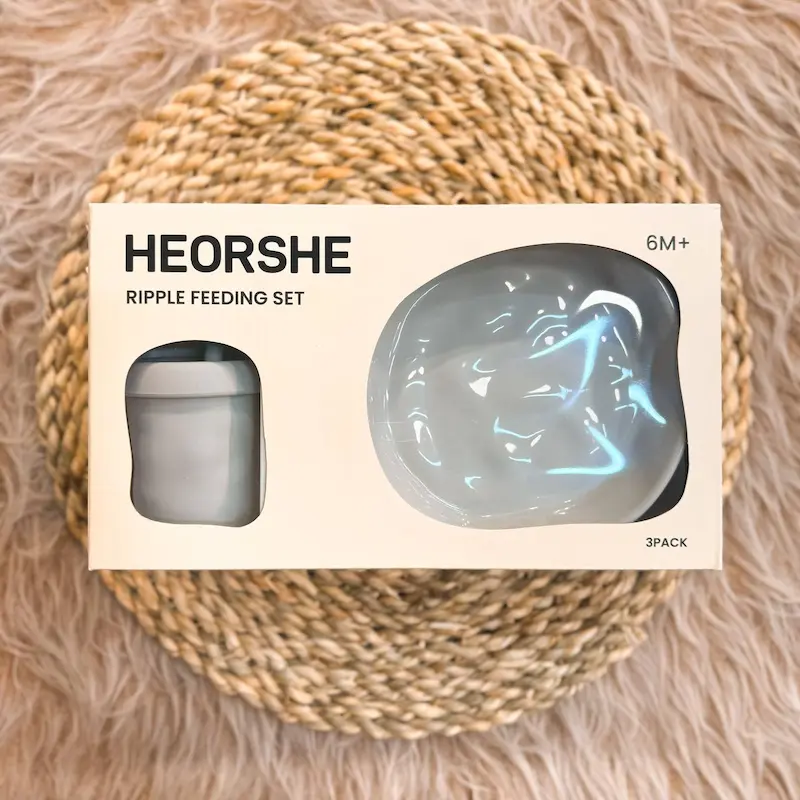 ست ظرف غذا سیلیکونی کودک هی اور شی He Or She