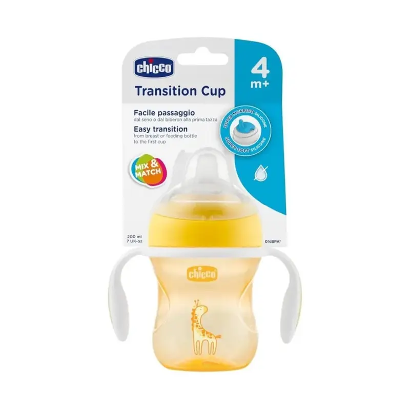 لیوان آبمیوه خوری سوپاپ دار 200 میل چیکو Chicco