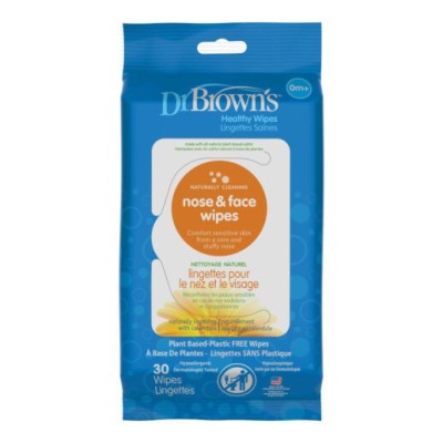 دستمال مرطوب صورت و بینی دکتر براون Dr Brown's