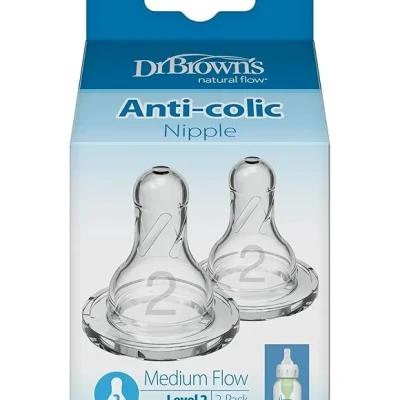 سر شیشه دو عددی مدل باریک دو قطره لول 2 دکتر براون Dr Brown's