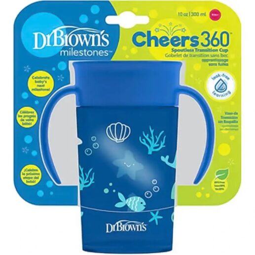 لیوان 360 درجه 300 میلی‌لیتر آبمیوه خوری دکتر براون Dr Brown's