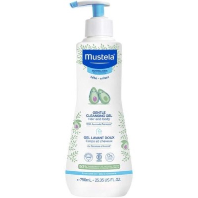 ژل شستشو دهنده سر و بدن 500 میلی لیتر کودک مدل DOUX موستلا Mustela