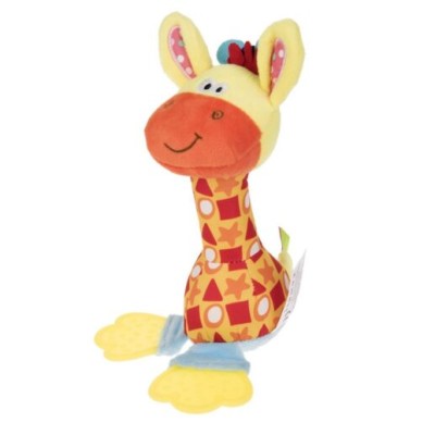 جغجغه سوسیسی عروسک زرافه giraffe هپی مانکی Happy Monkey