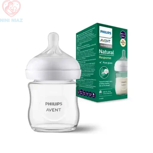 شیشه شیر پیرکس بدو تولد 120 میلی لیتر مدل SCF051/17 فیلیپس اونت Avent