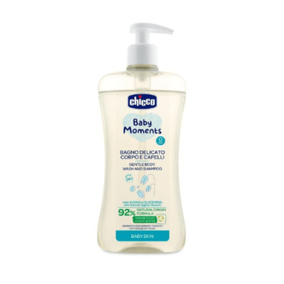 شامپو سر و بدن 500 میلی لیتر کودک (طرح گل ختمی) چیکو CHicco