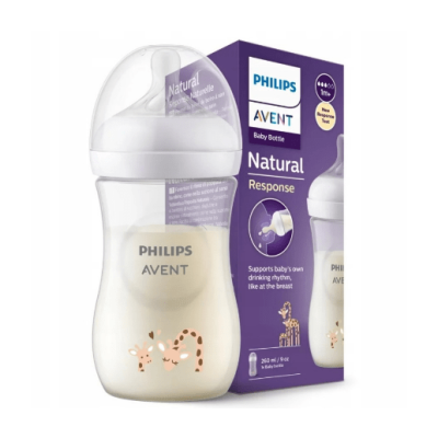 شیشه شیر 260 میلی لیتر (طرح زرافه) فیلیپس اونت Avent