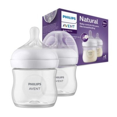 شیشه شیر دو عددی 125 میلی لیتر فیلیپس اونت Avent