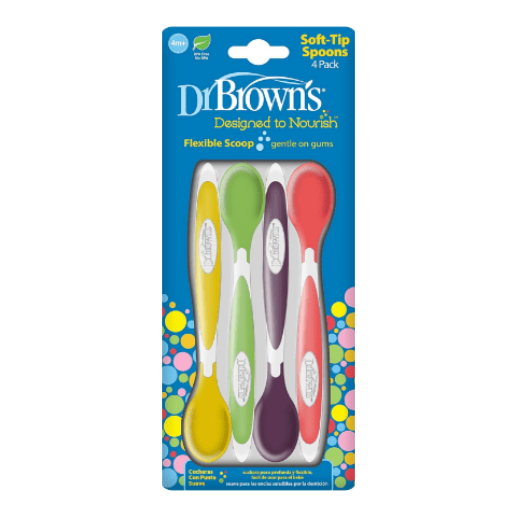 قاشق سیلیکونی 4 عددی دکتر براون Dr Brown's