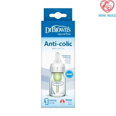 شیشه شیر 60 میلی لیتر ساده پیرکس دکتر براون Dr Brown's