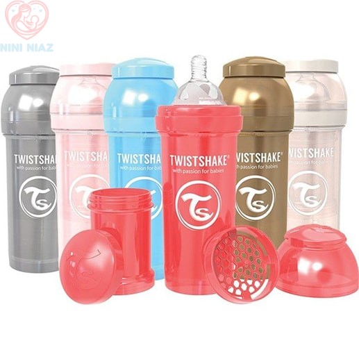 شیشه شیر 260 میلی لیتر آنتی کولیک تویست شیک Twistshake