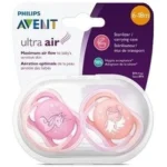 پستانک ارتودنسی 6 تا 18 ماه مدل 345.22 (طرح فرشته سفید و یونیکورن صورتی) فیلیپس اونت Avent