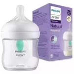 شیشه شیر 125 میلی لیتر طلقی، سوپاپ دار آنتی رفلاکس کولیک اورجینال فیلیپس اونت Avent