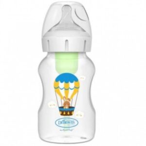 شیشه شیر طلقی کد ۱۱۱۰۰۲ طرح بالن دکتر براون 330 میلی لیتر